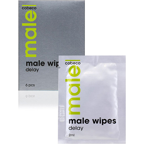 Male Wipes Delay 6 x 2 ml von Cobeco Pharma